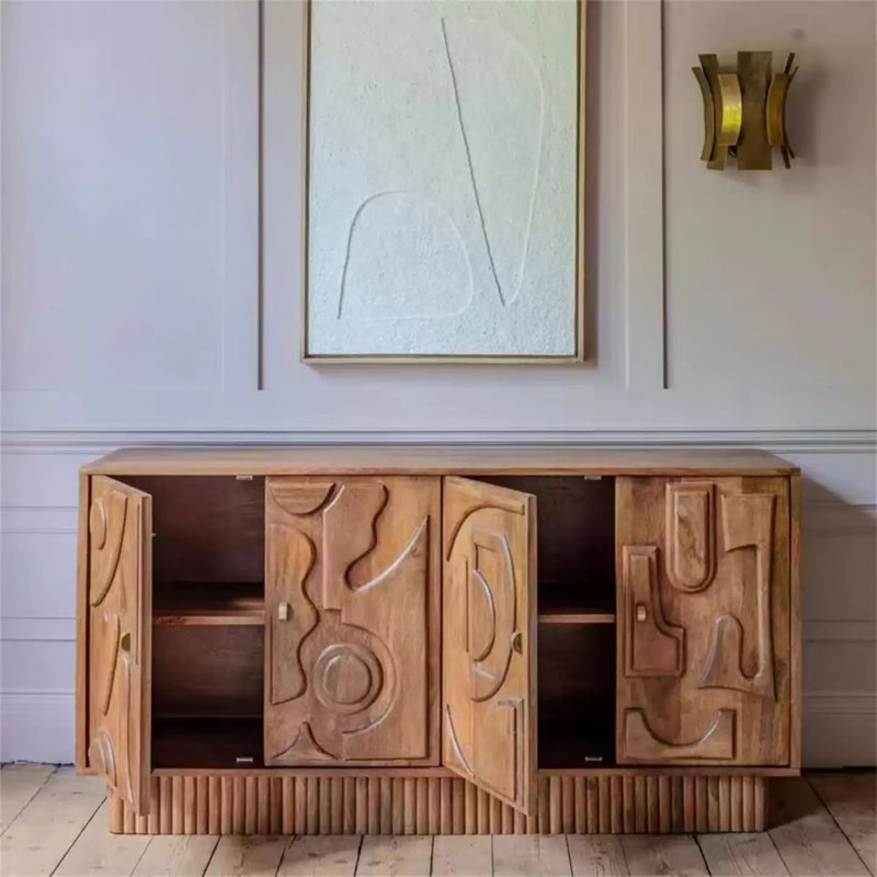 Retro Large-Capacity Sideboard