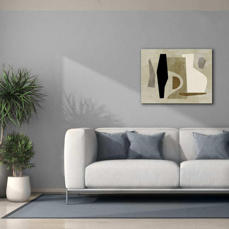  «Collage No. 31» par Suzanne Nicoll, art mural sur toile, 34 po x 26 po