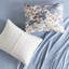 Literie à motif floral grand bleu avec édredon et draps, microfibre douce, aquarelle, pour matelas de 16 po, lit lavable à la machine et brossé