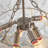 4-light Modern Glass Bubble Chandelier, 24"d-1765888439