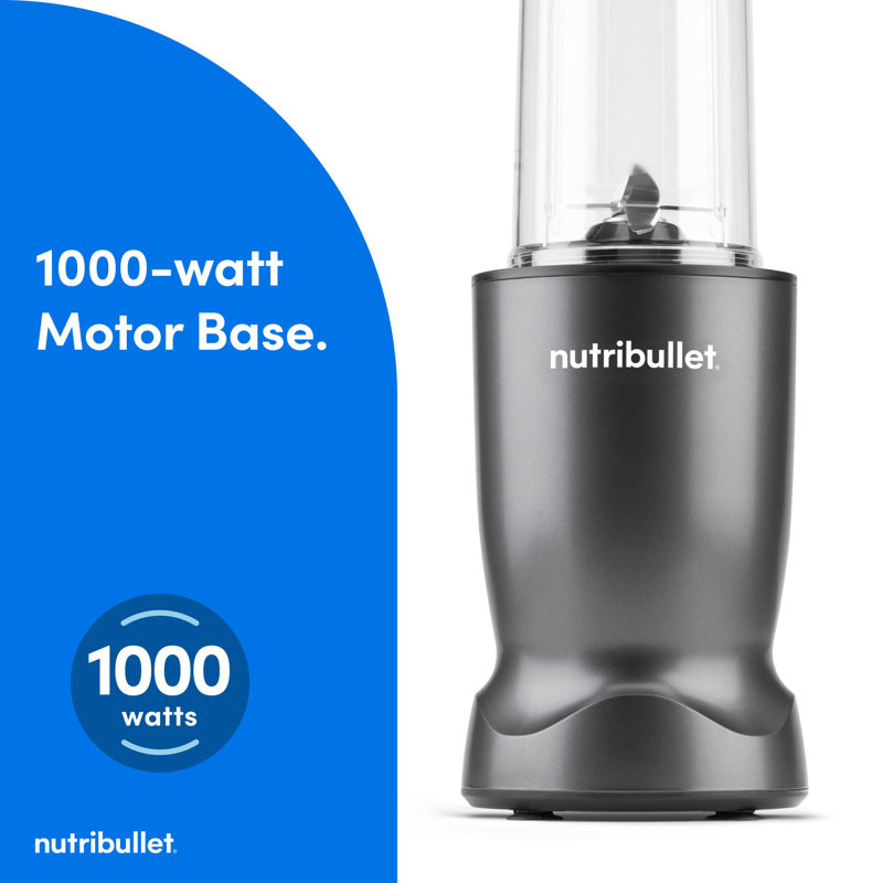 Mélangeur NutriBullet Turbo Personal 1000 watts, Gunmetal