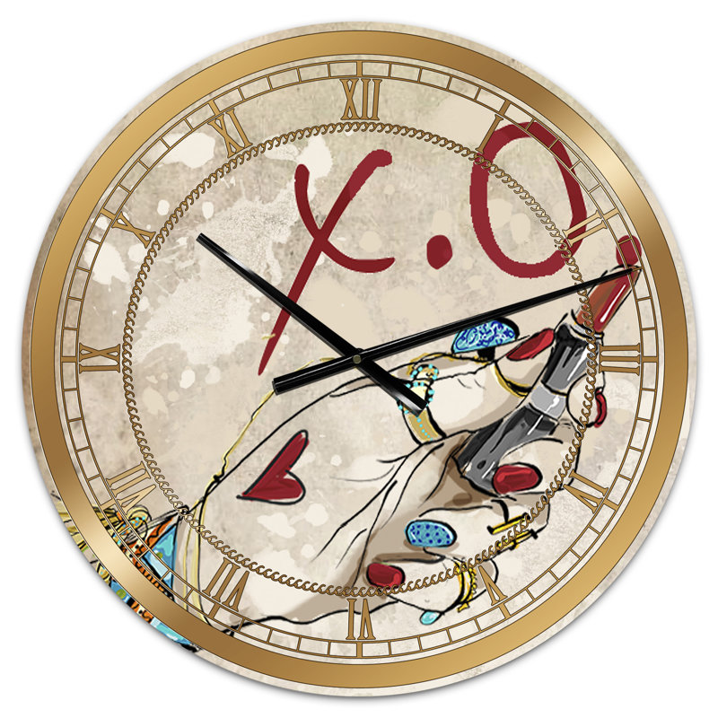 Horloge murale Gipsy Hippy, Surdimensionné