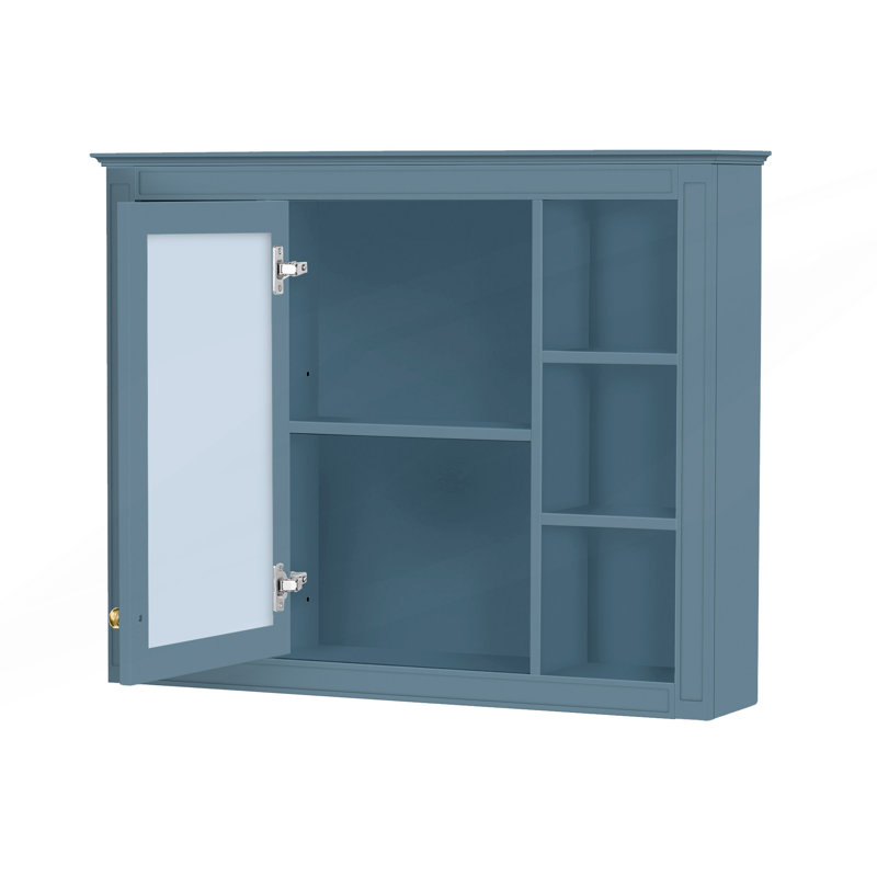 Armoire à pharmacie, armoire de rangement murale pour salle de bain, armoire murale moderne avec miroir