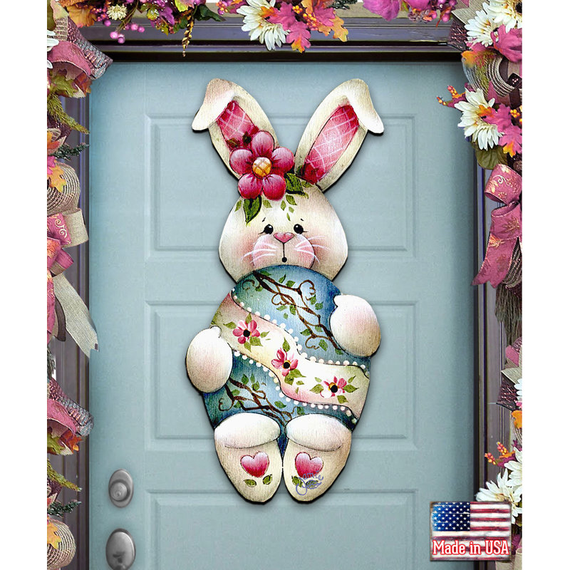 24'' Handmade Wood Shatterproof Hanging Figurine Ornament
