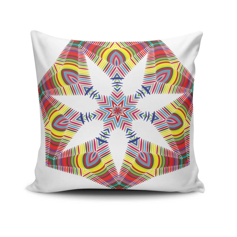 Housse de coussin décorative, 17 x 17 pouces, 50% coton / 50% polyester | Lavable à la machine à 104 ° F, repassable, fermeture à glissière dissimulée | Parfait pour le salon, la chambre à coucher et la décoration intérieure élégante