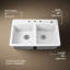 Évier de cuisine à double égalité 33 po x L 22 po x 9 5/8 po-11013542-19195761