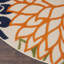 Tapis intérieur/extérieur Alsaedi floral vert/bleu/orange-1227183241