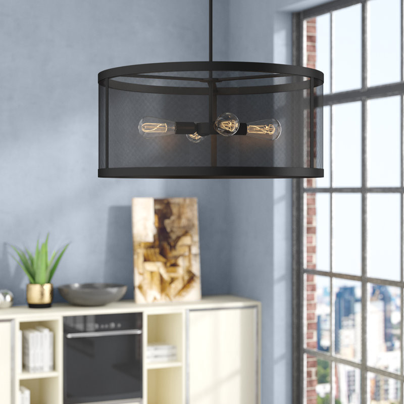 Luminaire suspendu à quatre lumières Mclain