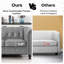 Causeuse Chesterfield en cuir Sanor-99429980