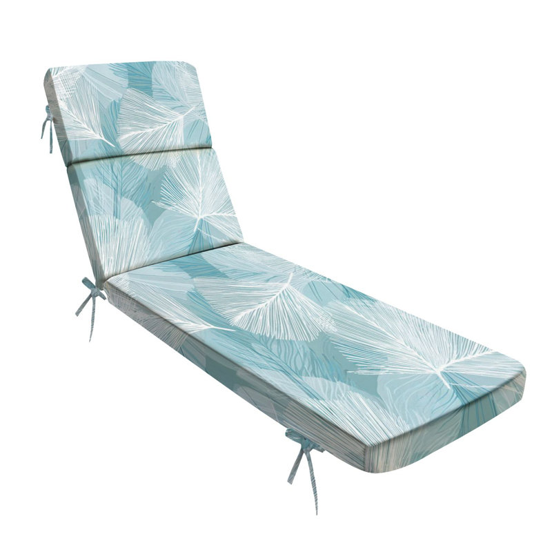  Outdoor Indoor 3'' Lounge Patio Cushion Hexagon retro style Water-Resistant Chaise Lounge Cushion for Chair Patio Furniture Seat Cushion
