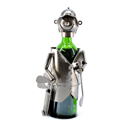 Ryson Tabletop Wine Bottle Rack in Silver