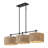 Stutz 3 - Light Rattan Drum Chandelier