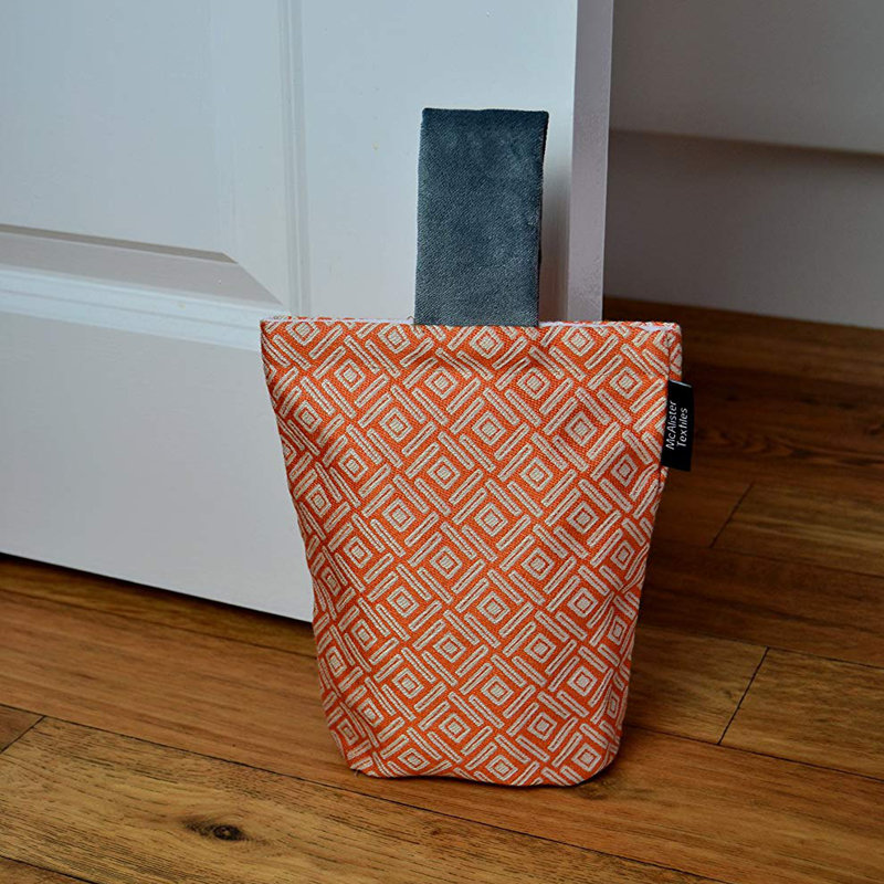 Zebedee Door Wedge, Orange/Dark Grey