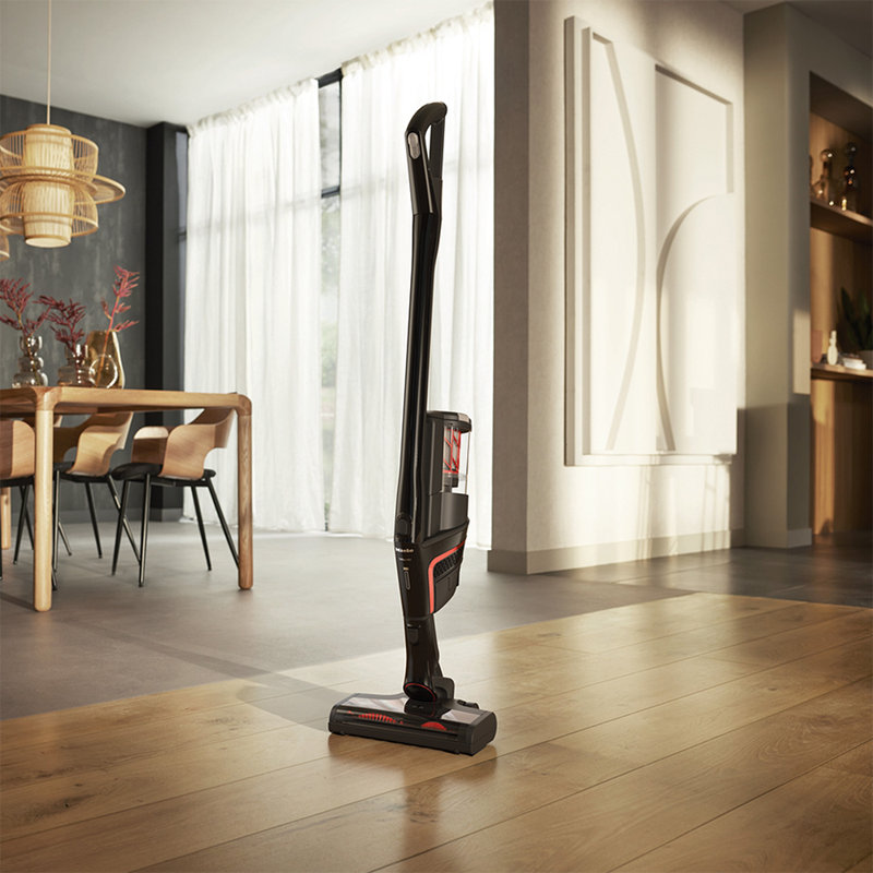 Miele Triflex HX1 Plus Cordless Stick Vacuum Cleaner, 60 min runtime, Obsidian Black / Red