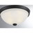 Breanna 2-Light Flush Mount in Black-31902400-31902398
