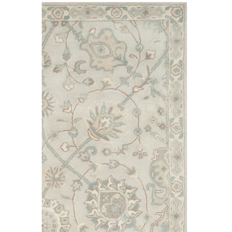 Tapis oriental en laine touffeté à la main Wahcheechee, Rectangle 8 pi x 10 pi