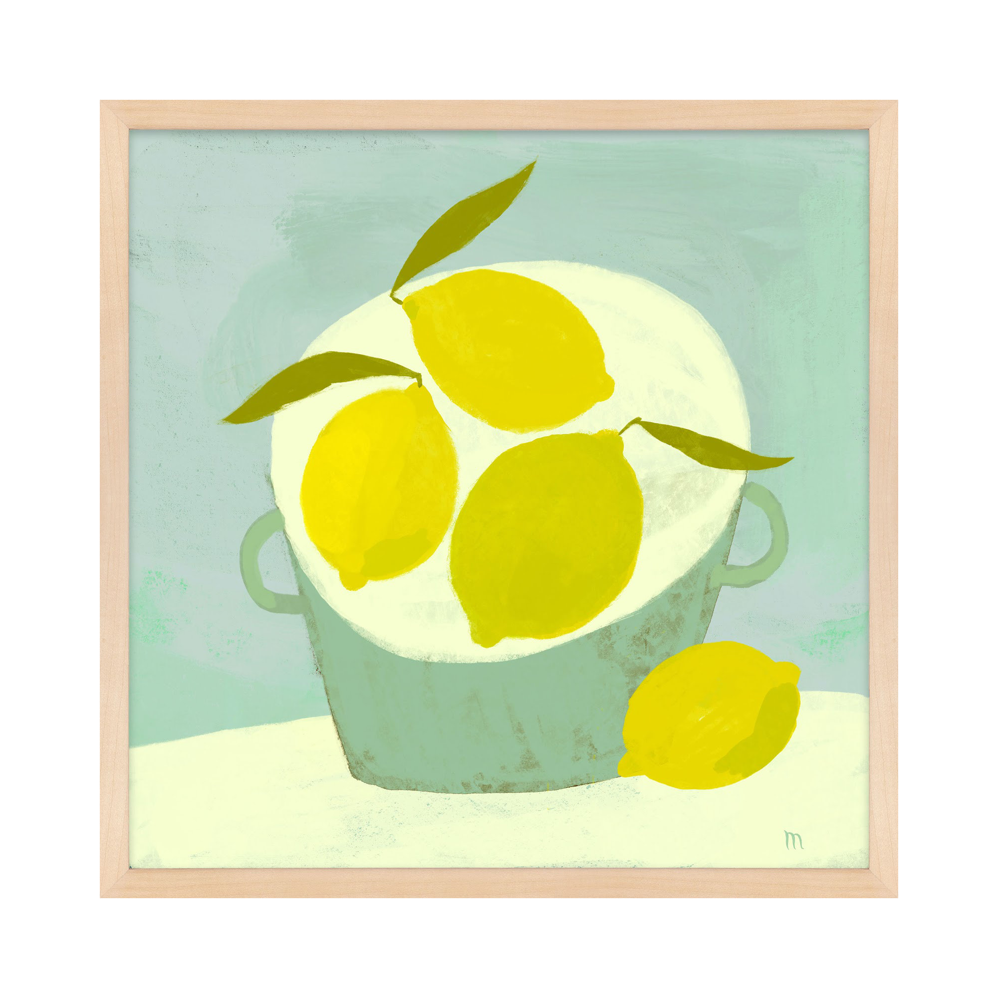Summer Basket by StudioM, 16" H x 16" W x 1.25" D, Maple
