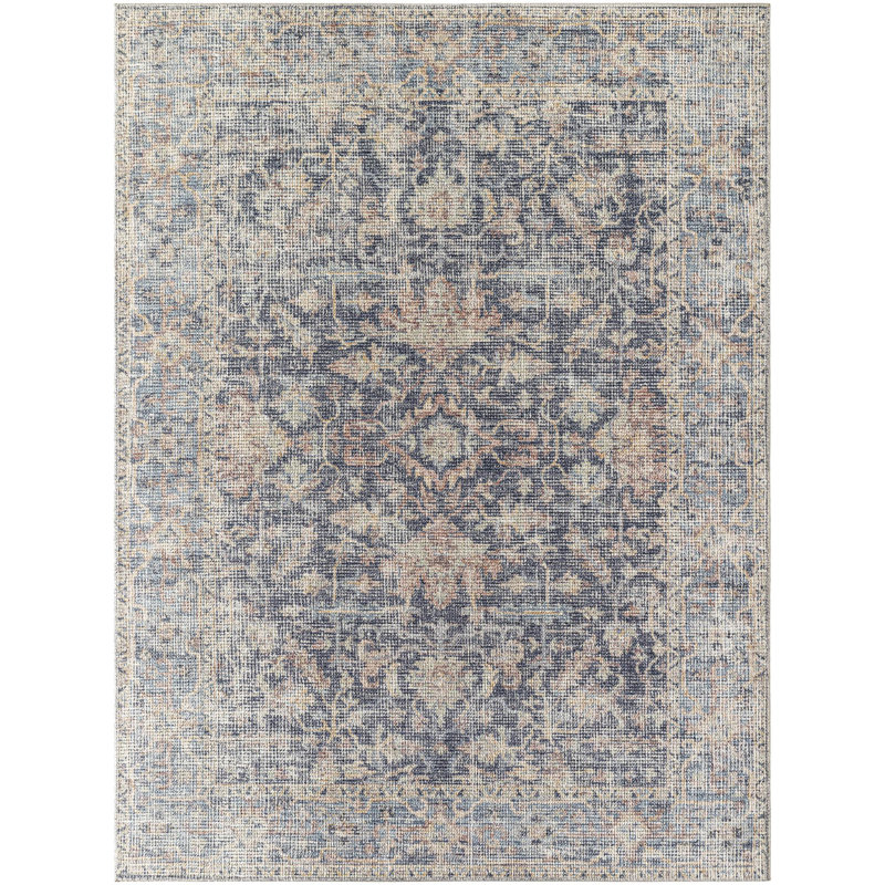 Our PNW Home x Livabliss Olympic Charcoal Traditional Area Rug, Rectangle 5'3" x 7'