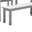 Bowery 59'' Rectangular 6 - Person Outdoor Dining Set-225656287