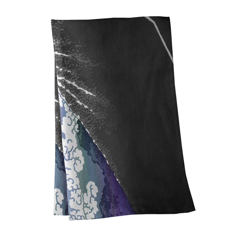 Torchon en dessous the Summit Lightning, Polyester sergé, Bleu/mauve