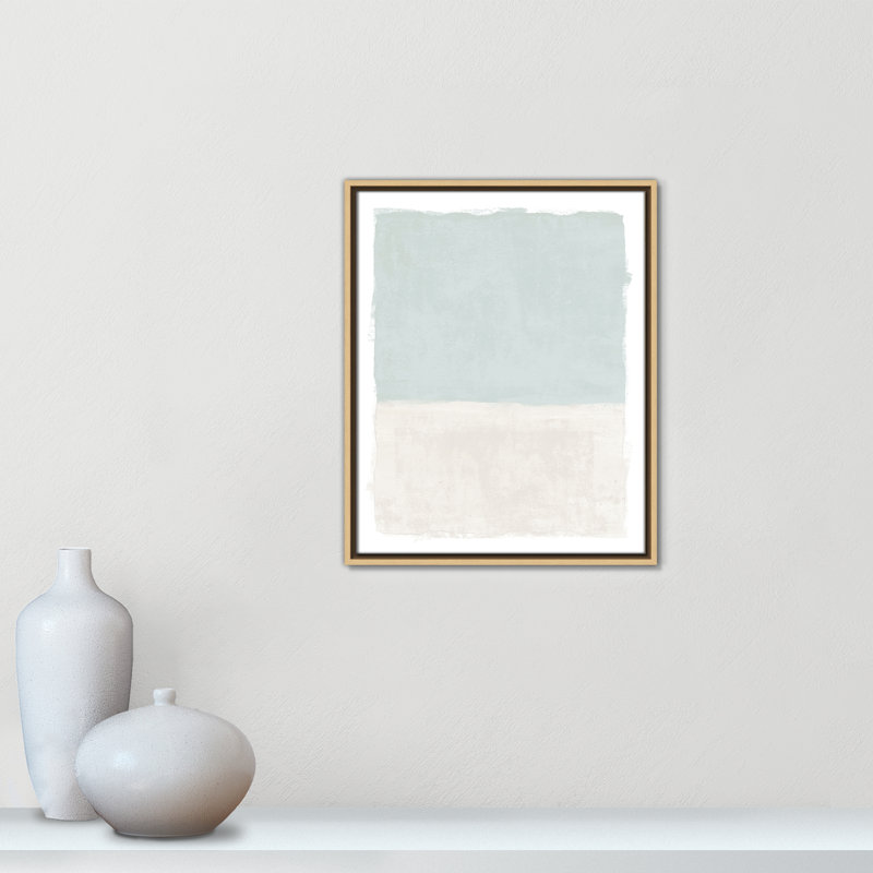 Ocean Tides I Print by Natalie Carpentieri, Natural Floater, 17.5'' W x 21.5'' H