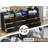 Fluted 9 Drawer Black Dresser With Led Lights, Charging Station & 3 Open Cubby, Modern Double Dresser  For Bedroom, Living Room-157121242