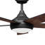 Ventilateur de plafond intelligent 48 po avec ensemble d'éclairage inclus, WiFi / APP / Voix / Télécommande, moteur à courant continu réversible à 5 pales et à faible bruit à 5 pales-258367980-258368020