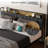 Wasat Upholstered Metal Slat Bed-752538373-752538372