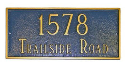 2-Line Lawn Address Sign