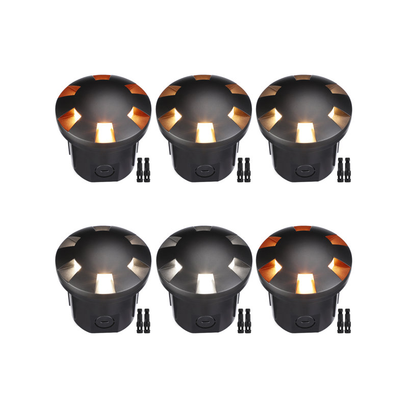 5W 5CCT Low Voltage LED In-Ground Well Light, 1800K/2700K/3000K/4000K/5000K Selectable, 12-24V AC/DC