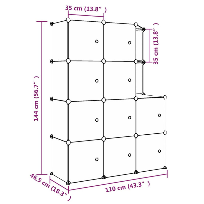 Plastic Storage Cube