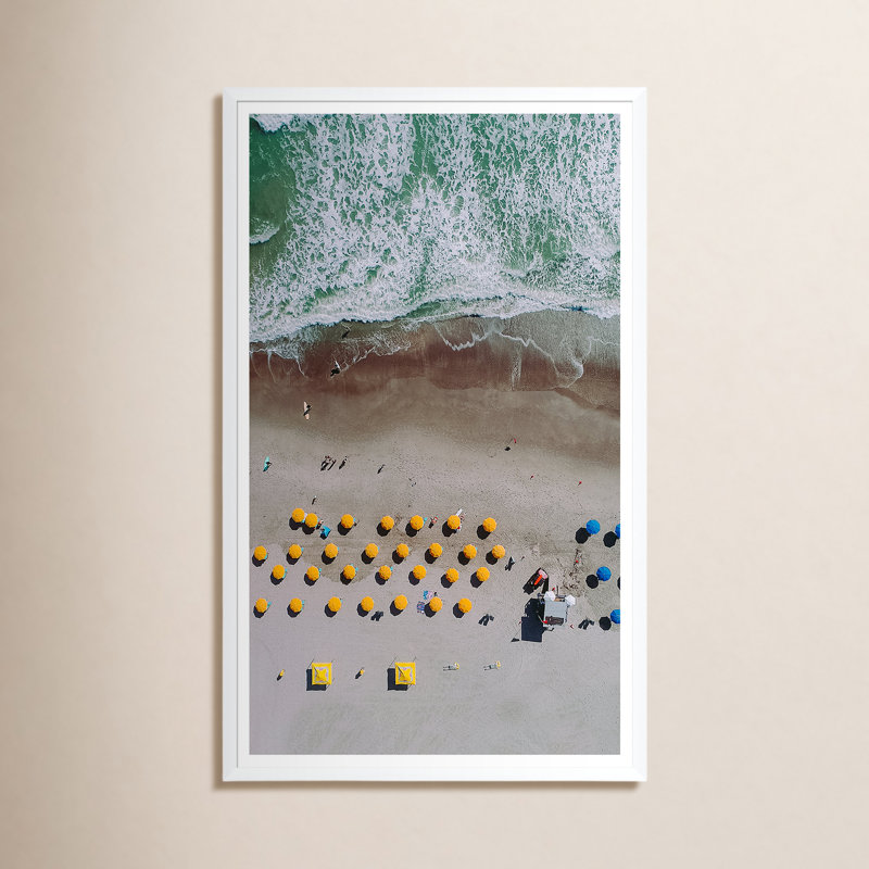 Beach Lin up - Photographie de cadre photo sur papier
