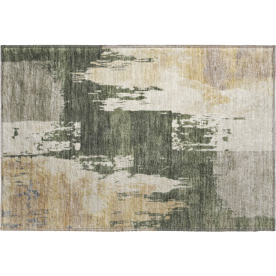 Tapis abstrait lavable à la machine de qualité supérieure Mayfield AMF2347