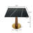 33.5'' Sintered Stone Solid Wood Square Dining Table-2006281429