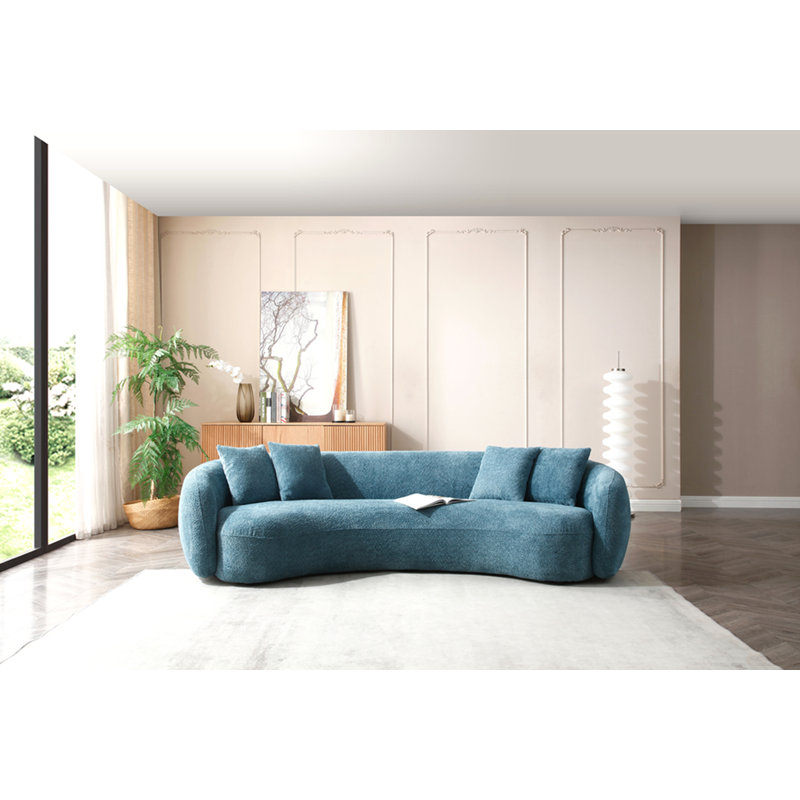 Canapé modulaire incurvé 102 po Boucle