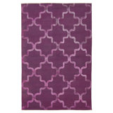 Purple Samsara Mosaic Wool Rug - 5'11"" x 8'11""