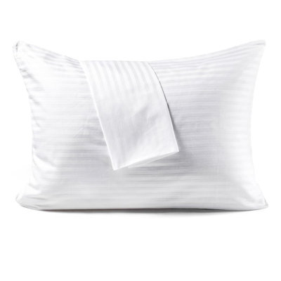 FAUNNA, taies d'oreiller 100% coton, corps, paquet de 2, blanc