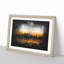 Sunrise over Los Angeles Skyline - Picture Frame Graphic Art Print-56864257-56864261