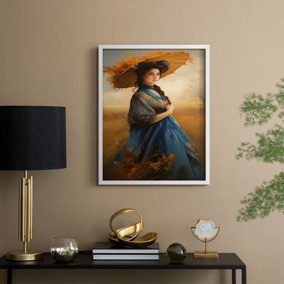WOMEN Series CMLXVI - reproduction encadrée de qualité supérieure - prête à être accrochée - aucun clou requis