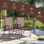 Ensemble de 2 chaises longues de terrasse pliantes-1744707678