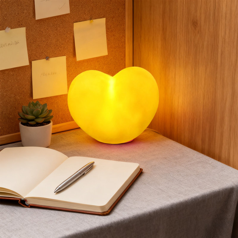 Cadeau de décoration de chambre à coucher romantique pour chambre à coucher en forme de cœur à la Saint-Valentin pour la fête
