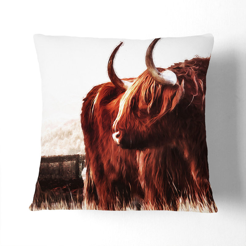 Square Throw Cushion, 55cm H x 55cm W x 20cm D