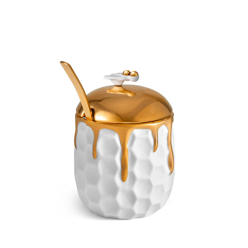 Beehive Porcelain China Jar