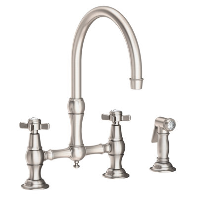 Fairfield Kitchen Bridge Faucet with Side Spray