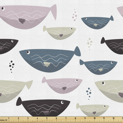 Titus Funny Shapes of Fish with Wavy Fabric