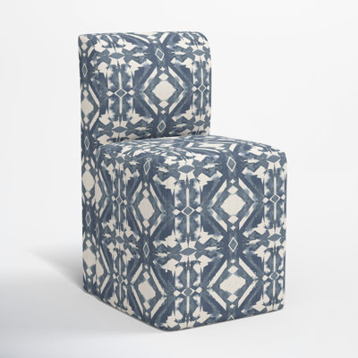 Chaise rembourrée avec roulettes Mendy