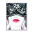 Toile avec cadre flottant blanc