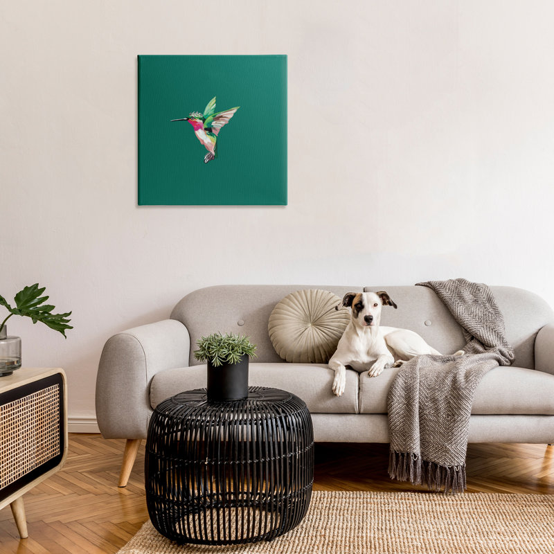 «Hummingbird With Tiara» par Amelia Noyes sur, H 30 po x l 30 po