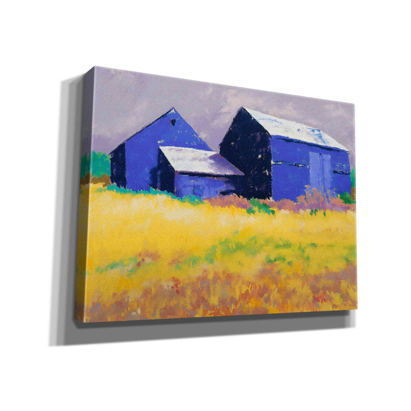 «A Fine Day» par Mike Kelly, art mural sur toile, H 12 po x l 16 po x P 0,75 po
