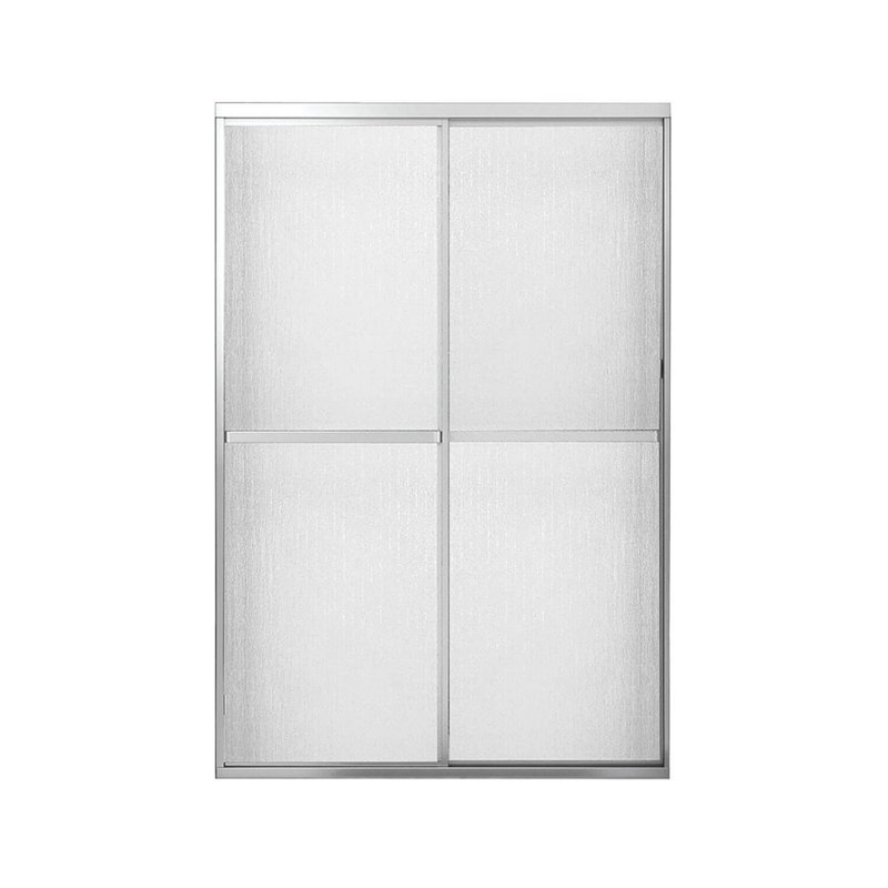 Porte de douche coulissante double à double 42 po x 68 po Polar